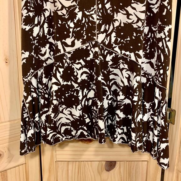 Studio M ABY Midi Skirt Women M Floral Whimsical Asymmetrical Fairygoth Flowy - Picture 4 of 9